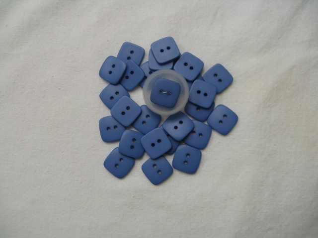 Blue- square - molded